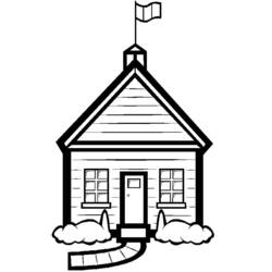 Раскраска: дом (Здания и Архитектура) #64793 - Бесплатные раскраски для печати