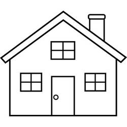 Раскраска: дом (Здания и Архитектура) #66457 - Раскраски для печати