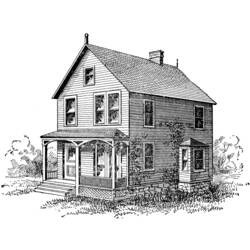 Раскраска: дом (Здания и Архитектура) #66463 - Раскраски для печати