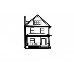 Раскраска: дом (Здания и Архитектура) #66464 - Бесплатные раскраски для печати