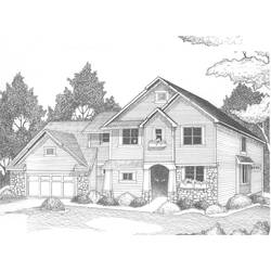 Раскраска: дом (Здания и Архитектура) #66465 - Раскраски для печати