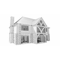 Раскраска: дом (Здания и Архитектура) #66519 - Бесплатные раскраски для печати