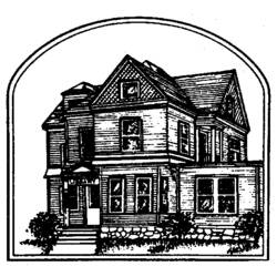 Раскраска: дом (Здания и Архитектура) #66522 - Бесплатные раскраски для печати