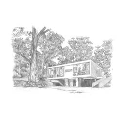 Раскраска: дом (Здания и Архитектура) #66546 - Бесплатные раскраски для печати