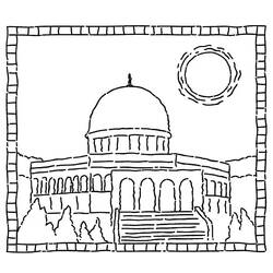 Раскраска: мечеть (Здания и Архитектура) #64518 - Раскраски для печати
