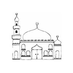 Раскраска: мечеть (Здания и Архитектура) #64519 - Раскраски для печати