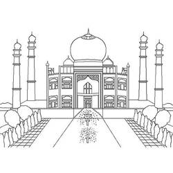 Раскраска: мечеть (Здания и Архитектура) #64540 - Раскраски для печати