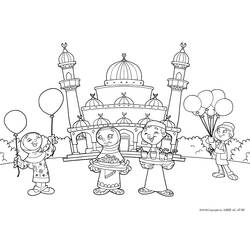 Раскраска: мечеть (Здания и Архитектура) #64573 - Раскраски для печати