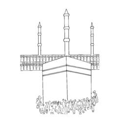 Раскраска: мечеть (Здания и Архитектура) #64603 - Раскраски для печати