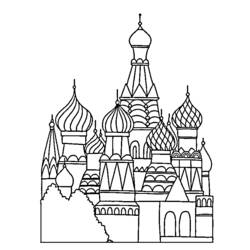Раскраска: дворец (Здания и Архитектура) #62574 - Раскраски для печати