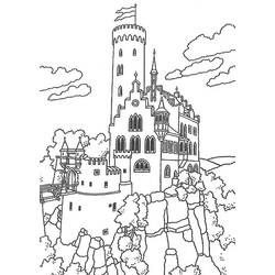 Раскраска: дворец (Здания и Архитектура) #62592 - Раскраски для печати