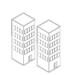 Раскраска: небоскреб (Здания и Архитектура) #65544 - Раскраски для печати