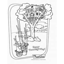Раскраска: Treehouse (Здания и Архитектура) #66035 - Раскраски для печати