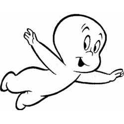 Раскраски: Casper - Бесплатные раскраски для печати