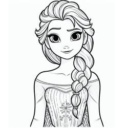 Раскраски: Elsa - Бесплатные раскраски для печати