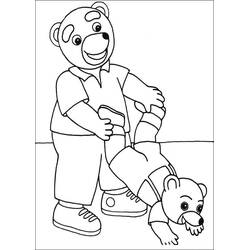 Раскраски: Little Brown Bear - Бесплатные раскраски для печати