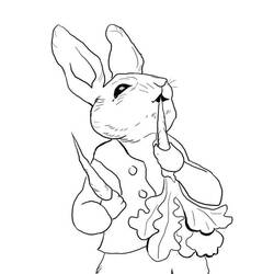 Раскраски: Peter Rabbit - Бесплатные раскраски для печати