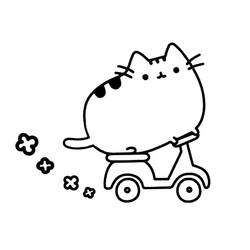 Раскраски: Pusheen - Бесплатные раскраски для печати