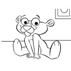 Раскраски: The Pink Panther - Бесплатные раскраски для печати