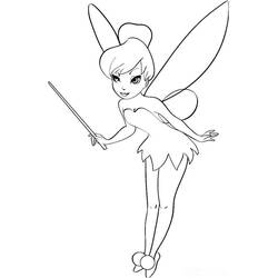 Раскраски: Tinker Bell - Бесплатные раскраски для печати