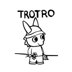 Раскраски: Trotro - Бесплатные раскраски для печати