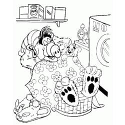 Раскраска: Alf (мультфильмы) #33676 - Раскраски для печати