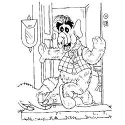 Раскраска: Alf (мультфильмы) #33684 - Раскраски для печати