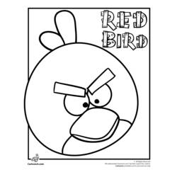 Раскраска: Angry Birds (мультфильмы) #25024 - Бесплатные раскраски для печати
