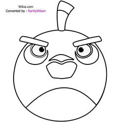 Раскраска: Angry Birds (мультфильмы) #25026 - Раскраски для печати