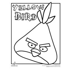 Раскраска: Angry Birds (мультфильмы) #25041 - Бесплатные раскраски для печати