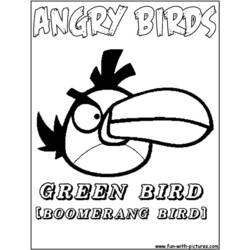 Раскраска: Angry Birds (мультфильмы) #25074 - Бесплатные раскраски для печати