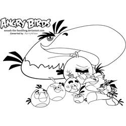 Раскраска: Angry Birds (мультфильмы) #25086 - Раскраски для печати