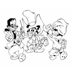 Раскраска: Animaniacs (мультфильмы) #48325 - Раскраски для печати