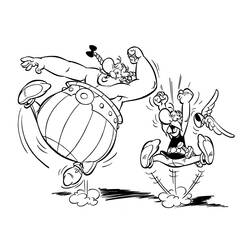 Раскраска: Астерикс и Обеликс (мультфильмы) #24382 - Раскраски для печати