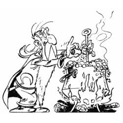 Раскраска: Астерикс и Обеликс (мультфильмы) #24430 - Бесплатные раскраски для печати