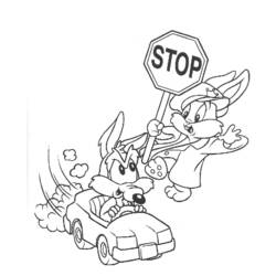 Раскраска: Baby Looney Tunes (мультфильмы) #26515 - Бесплатные раскраски для печати