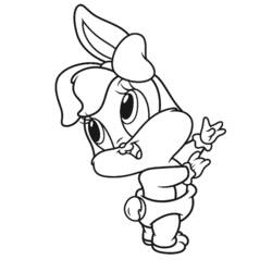 Раскраска: Baby Looney Tunes (мультфильмы) #26532 - Раскраски для печати