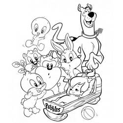 Раскраска: Baby Looney Tunes (мультфильмы) #26564 - Раскраски для печати