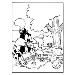 Раскраска: Baby Looney Tunes (мультфильмы) #26589 - Бесплатные раскраски для печати