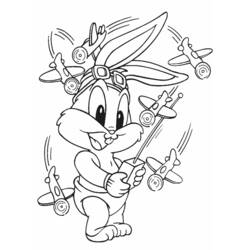 Раскраска: Baby Looney Tunes (мультфильмы) #26597 - Бесплатные раскраски для печати