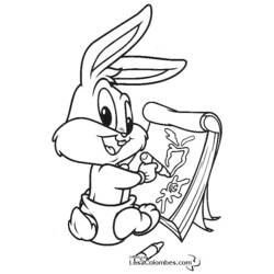 Раскраска: Baby Looney Tunes (мультфильмы) #26613 - Раскраски для печати