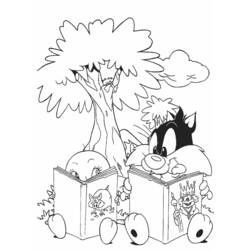 Раскраска: Baby Looney Tunes (мультфильмы) #26617 - Бесплатные раскраски для печати