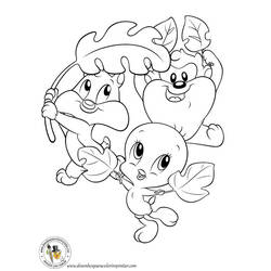 Раскраска: Baby Looney Tunes (мультфильмы) #26633 - Раскраски для печати
