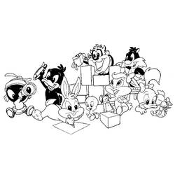 Раскраска: Baby Looney Tunes (мультфильмы) #26638 - Раскраски для печати
