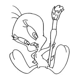 Раскраска: Baby Looney Tunes (мультфильмы) #26647 - Бесплатные раскраски для печати