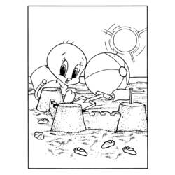 Раскраска: Baby Looney Tunes (мультфильмы) #26649 - Бесплатные раскраски для печати