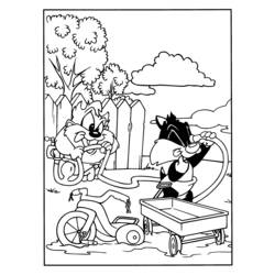 Раскраска: Baby Looney Tunes (мультфильмы) #26686 - Бесплатные раскраски для печати