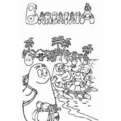 Раскраска: Barbapapa (мультфильмы) #36486 - Бесплатные раскраски для печати