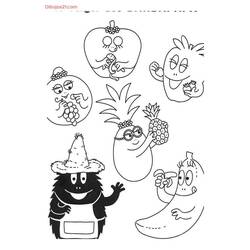 Раскраска: Barbapapa (мультфильмы) #36599 - Бесплатные раскраски для печати