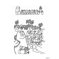 Раскраска: Barbapapa (мультфильмы) #36606 - Бесплатные раскраски для печати
